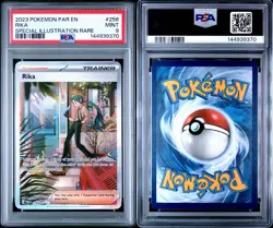 Rika Special Illustration Rare Pokemon Scarlet & Violet Paradox Rift PAR PSA 9 - Image 3