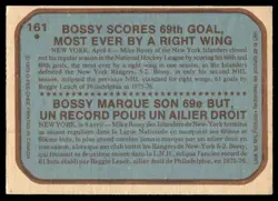 1979-80 O-Pee-Chee Mike Bossy New York Islanders #161 - Image 2