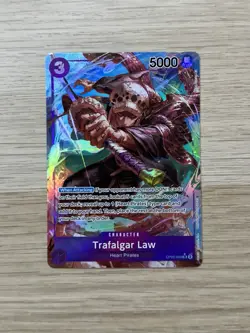 One Piece TCG CCG OP05-069 Trafalgar Law Alt Art SR English Awakening NM - Image 1