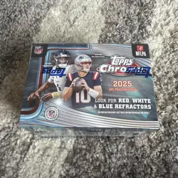 2025 Topps Chrome Football Blaster Box (Factory Sealed) IN HAND Ships Now! - Image 1