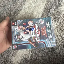 2025 Topps Chrome Football Blaster Box (Factory Sealed) IN HAND Ships Now! - Image 2