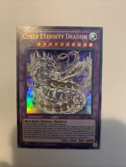 Yugioh Cyber Eternity Dragon LED3-EN012 Ultra Rare 1st Ed - Image 1