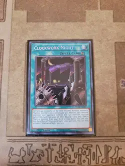 YUGIOH CLOCKWORK NIGHT BLCR-EN007 SECRET 1ST ED NM - Image 1