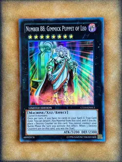 Yugioh Number 88: Gimmick Puppet of Leo CT10-EN013 Super Rare Limited Edition NM - Image 1