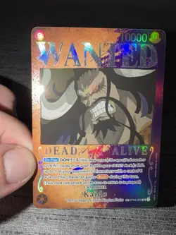 Carte One Piece Kaido ST04-003 WANTED SP SPECIAL RARE English - Image 3