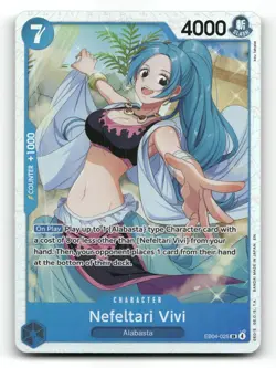 Nefeltari Vivi EB04-025 - The Azure Sea's Seven - One Piece Card NM/M - Image 1