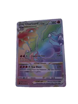 Pokemon TCG Charizard VSTAR Secret Rare 174/172 Brilliant Stars NM - Image 1