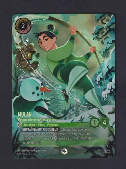 Lorcana - Mulan - Recrue pleine de ressources - MINT/NMINT - FR - FOIL - Image 1