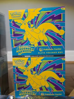 2x Pokemon TCG Ascended Heroes Pokemon Center ETB's New and Sealed - Image 1