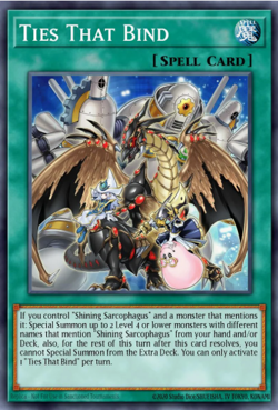 Yugioh! Mega Tins 2025 PREORDER 1x PScR Ties That Bind - Image 1