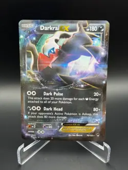 Darkrai EX Holo Ultra Rare Pokemon XY - BREAKpoint BKP 74/122 LP - Image 1