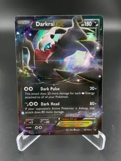 Darkrai EX 74/122 Holo Rare EX BREAKpoint Pokemon LP - Image 1