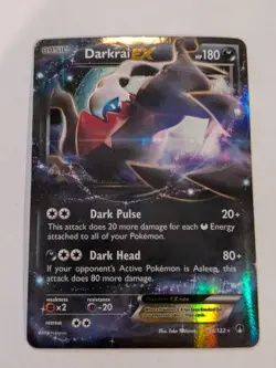 Pokemon TCG Darkrai-EX BREAKPoint 74/122 Holo Holo Rare EX HP/MP - Image 1