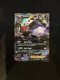 Pokemon TCG Darkrai Ex 74/122 BREAKpoint XY Rare Holo - Image 1