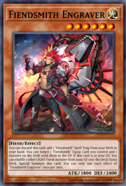 Yugioh! Mega Tins 2025 PREORDER 1x PScR Fiendsmith Engraver - Image 1