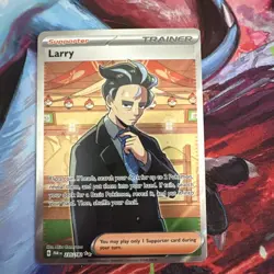 Larry - 235/182 - Pokemon Paradox Rift Full Art Ultra Rare Card NM - Image 1