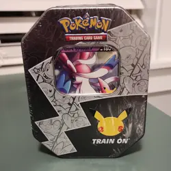 Pokemon Trading Card Game Celebrations Dark Sylveon V Tin 2021 Metal Collectible - Image 1