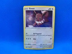 Eevee SWSH127 Holo - Black Star Promo - Sword & Shield + Code Card - Image 1