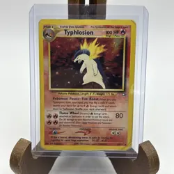 Typhlosion 18/111 Neo Genesis Pokemon Card HP-DMG - Image 1