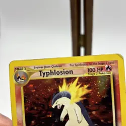 Typhlosion 18/111 Neo Genesis Pokemon Card HP-DMG - Image 4