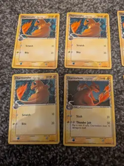 Charmander 49/100 Charmeleon 30/100 Pokemon card Crystal Guardian Delta Species - Image 2