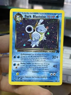 #6 Dark Blastoise 3/82 Team Rocket 2000 Holo Rare WOTC Pokemon Card TCG - Image 3
