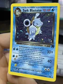 #6 Dark Blastoise 3/82 Team Rocket 2000 Holo Rare WOTC Pokemon Card TCG - Image 5
