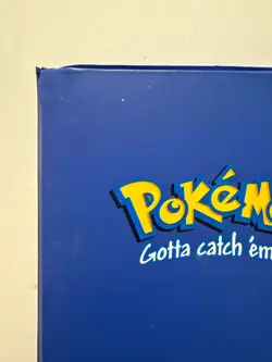 Pokemon Blue Charmander Vintage Binder 4-Pocket TCG Card Storage Display Used - Image 5