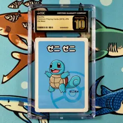 Squirtle CGC 10 PRISTINE - Pokemon Old Maid Playing Cards 2019 Japanese - Image 1