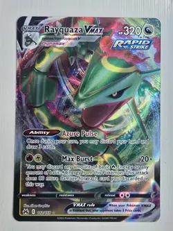Pokemon Card Rayquaza VMAX 111/203 Ultra Rare Evolving Skies Near Mint - Image 1