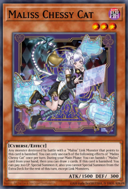 Yugioh! Mega Tins 2025 PREORDER 1x PScR Maliss Chessy Cat - Image 1