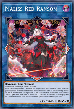 Yugioh! Mega Tins 2025 PREORDER 1x PScR Maliss Red Ransom - Image 1