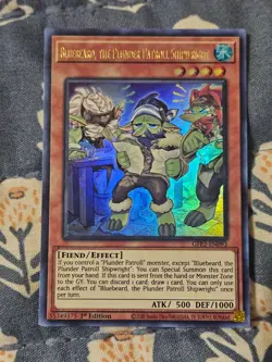 Bluebeard, the Plunder Patroll Shipwright GFP2-EN093 Ghosts from the Past Yugioh - Image 1