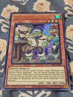 Bluebeard, the Plunder Patroll Shipwright GFP2-EN093 Ghosts from the Past Yugioh - Image 2