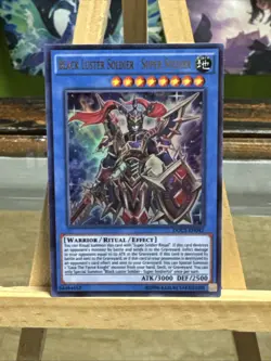 Yugioh *Black Luster Soldier - Super Soldier X1* Ultra Rare UNL (NM) DOCS-EN042 - Image 1