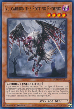 Yugioh! Vulcarrion the Rotting Phoenix - SUDA-EN082 - Common - 1st Edition Near - Image 1