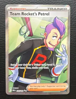 Team Rockets Petrel Full Art Destined Rivals 226/182 - Image 1