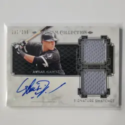 Topps 2014 Museum Collection Signature Swatches Avisail Garcia SSD-AGA /299 - Image 1