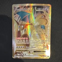 Pokemon Dragonite EX 106/108 Evolutions Full Art Holo Ultra Rare 180 HP Card - Image 1