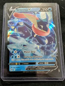 Pokemon Card Greninja V HP210 073/264 Pre-owned - Image 1