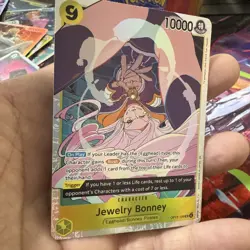 One Piece Card Game🏴‍☠COLOR: YELLOW OP13-108 JEWELRY BONNEY SR FOIL NM TCG ENG - Image 2