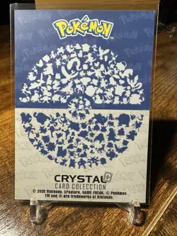 2025 Pokemon Crystal Card Collection Black Dark Edition #083 Farfetch’d Holo - Image 3