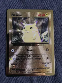 25th Anniversary Celebrations UPC Pikachu Metal Holo Promo Card - Image 1