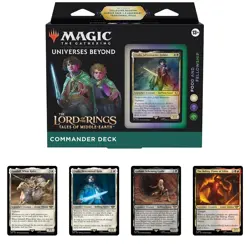 MTG Magic The Gathering LOTR Food and Fellowship Commander Deck + PROMO CARDS! - Image 1