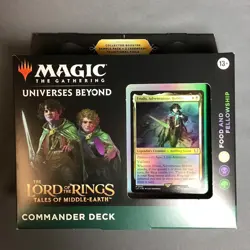 MTG Magic The Gathering LOTR Food and Fellowship Commander Deck + PROMO CARDS! - Image 3