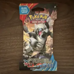 Pokemon TCG XY Primal Clash Booster Pack Sealed Aggron 10 Cards 2015 English - Image 1