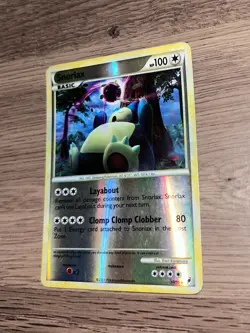 Snorlax 33/95 Call Of Legends Reverse Holo Pokemon Card LP - Image 3