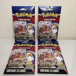 Lot of 4 Pokemon TCG Mystery Pack 1 Foil Card Guaranteed 2024 Sealed FREE SHIP - Image 1