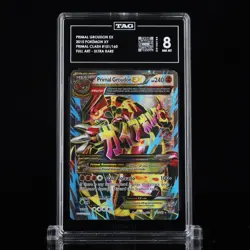 Tag 8 Primal Groudon EX Primal Clash 151/160 Pokemon Card - Image 1