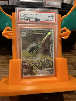 Pokemon TCG Twilight Masquerade Lairon Card 184/167 PSA 10 Gem Mint - Image 1